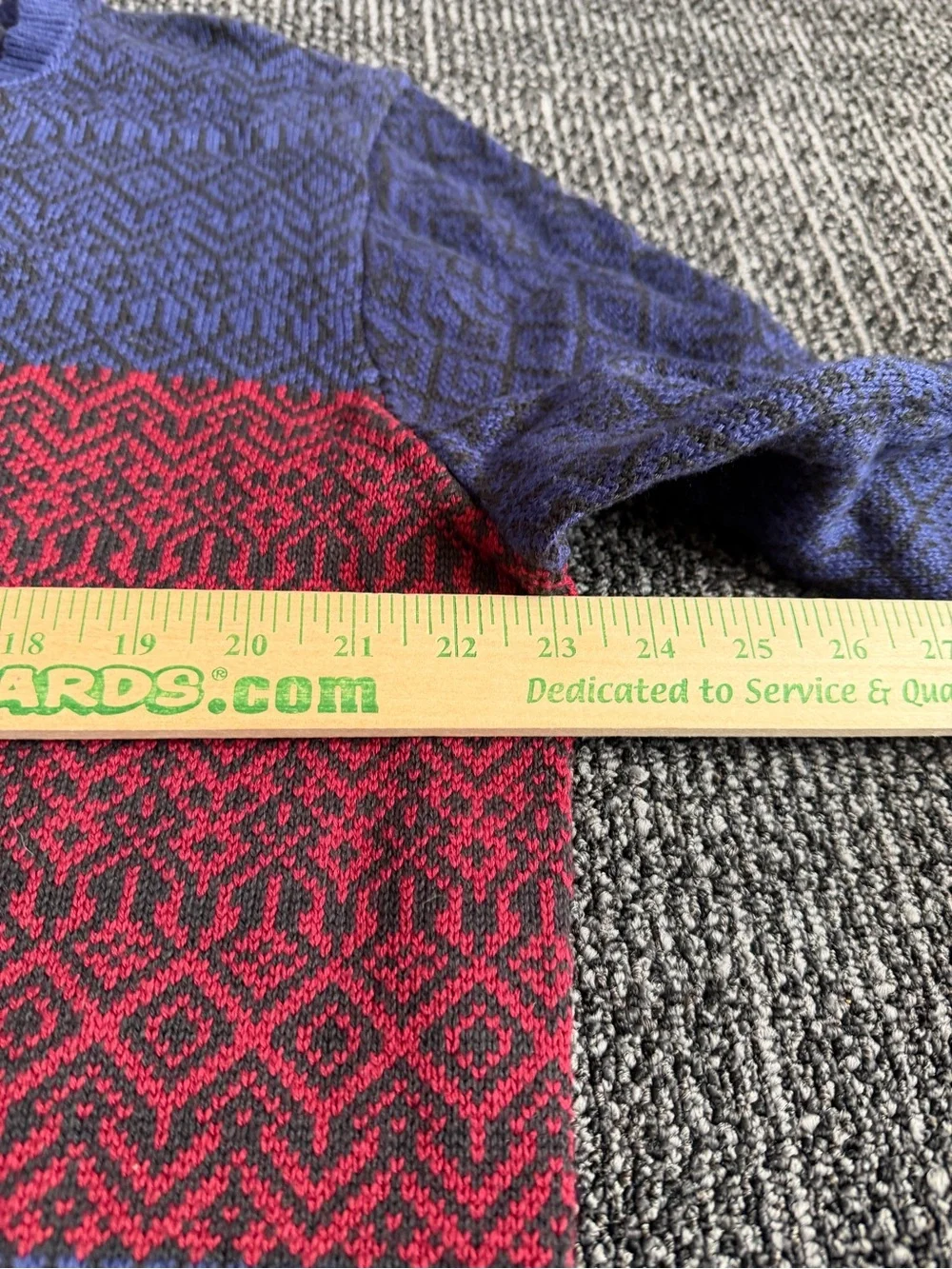 Tommy Hilfiger Men's Fair Isle Flag Crewneck Cotton Sweater Size XL NWT